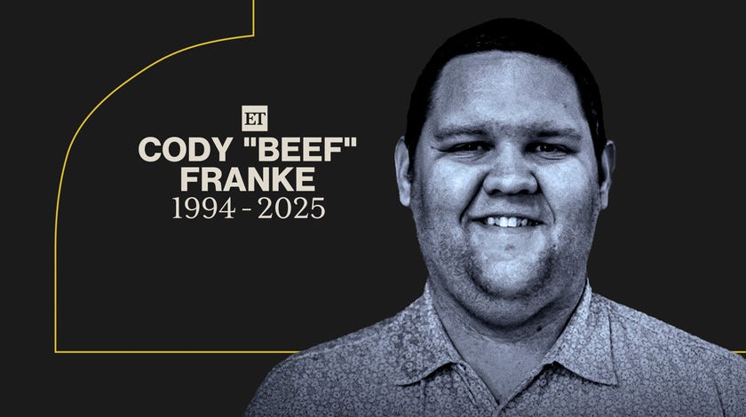Cody ‘Beef’ Franke, Barstool Sports Golf Personality, Dead at 31 After 'Sudden Medical Issue'